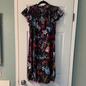 Anthropologie Multicolor Floral Midi Dress